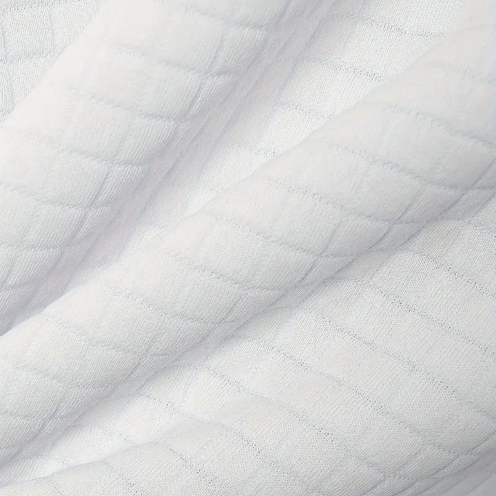 Adrian | Poloshirt męski z wafelowym splotem – nowoczesny i kontrastowy