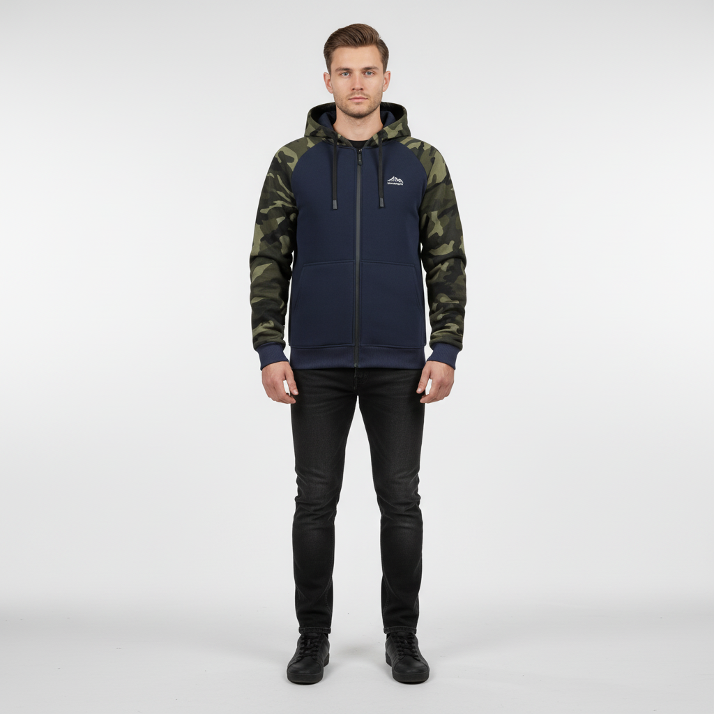 Camo Fleecejacke dla mężczyzn - Dominik