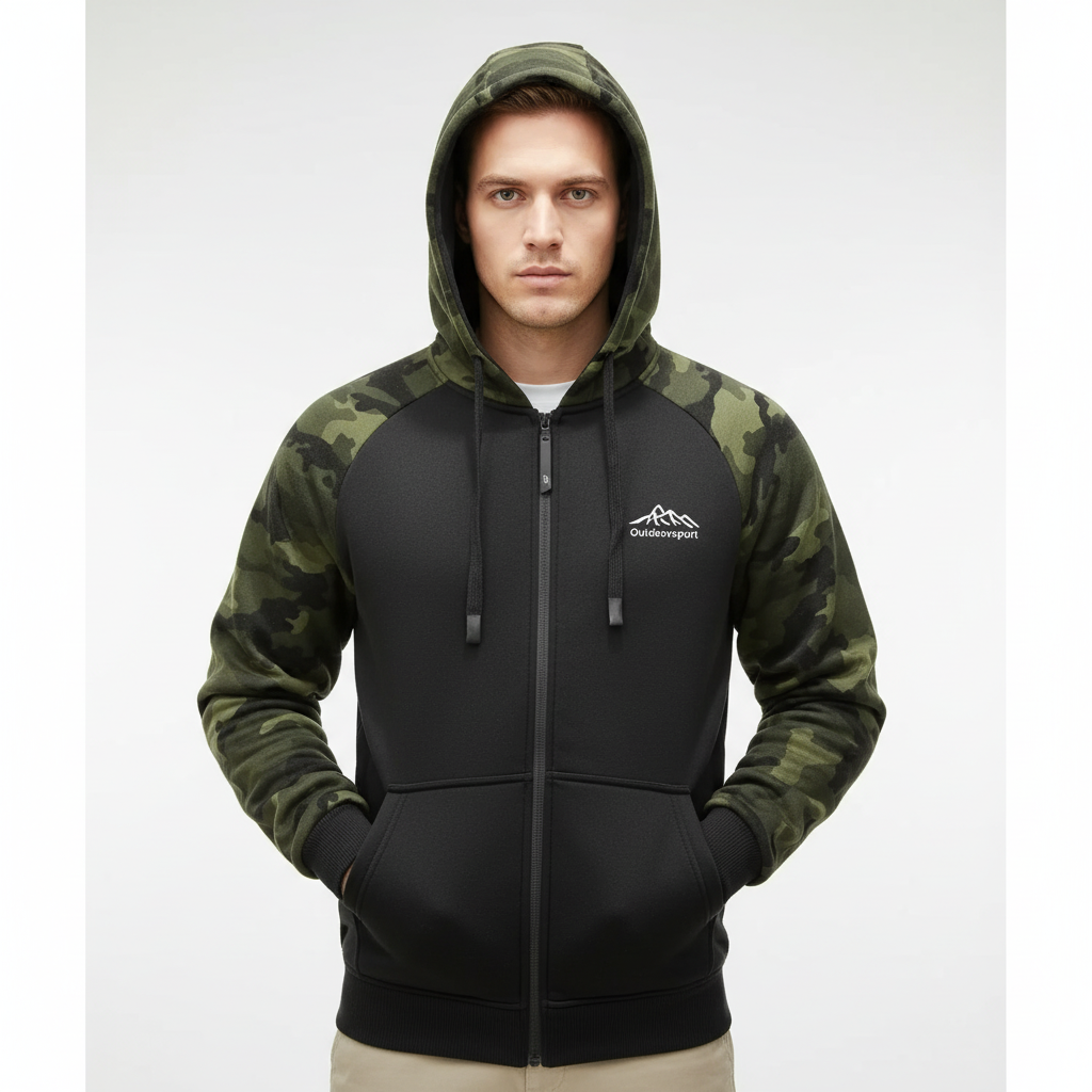 Camo Fleecejacke dla mężczyzn - Dominik