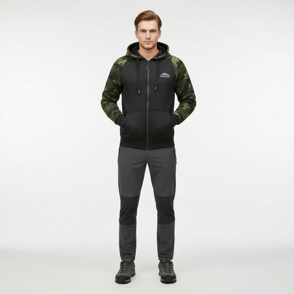 Camo Fleecejacke dla mężczyzn - Dominik