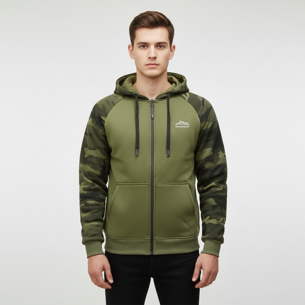 Camo Fleecejacke dla mężczyzn - Dominik