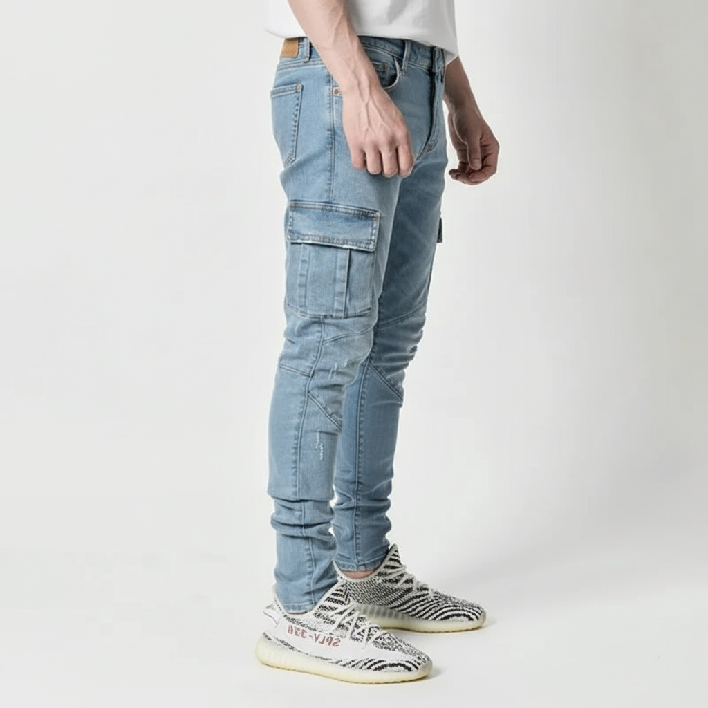 Cargo-Jeans z kieszeniami - Trevor