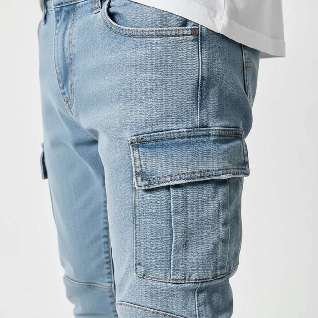 Cargo-Jeans z kieszeniami - Trevor