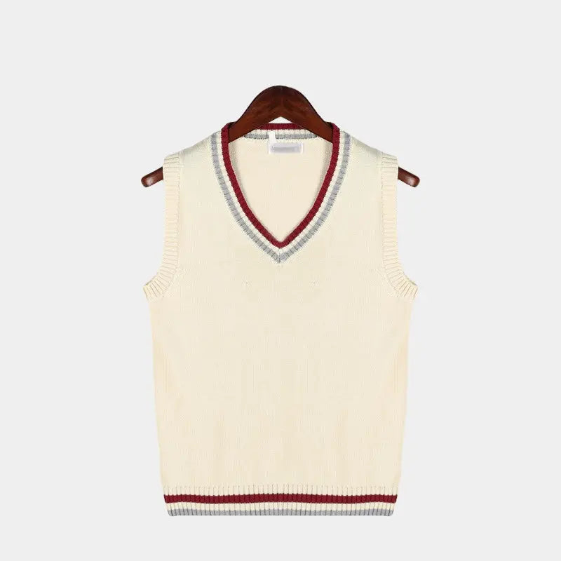 Casual kamizelka w stylu college - Julienne