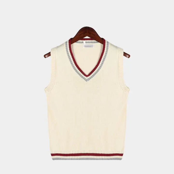 Casual kamizelka w stylu college - Julienne