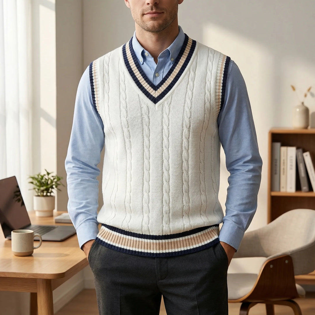 Kamizelka w stylu casual college - Sami