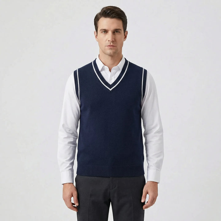 Kamizelka w stylu casual college - Sami