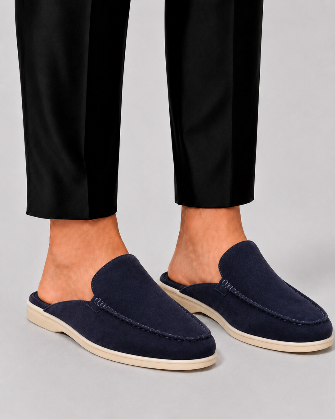 Norbert | Męskie Loafery Mule z Otwartą Piętą