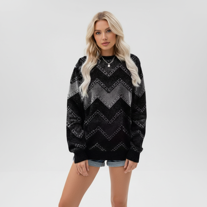 Sweter w wzórChevron - Isabella