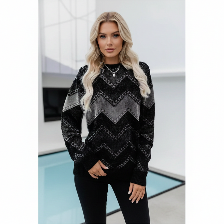 Sweter w wzórChevron - Isabella