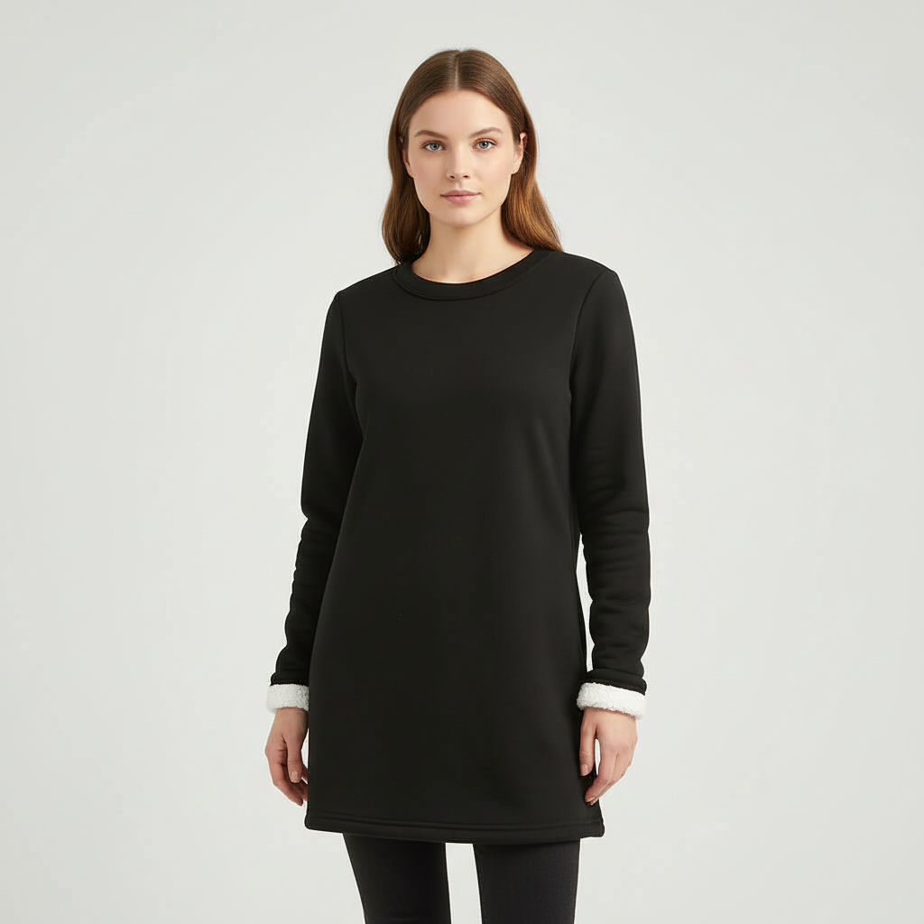 Damski polarowy sweter - Brigitte