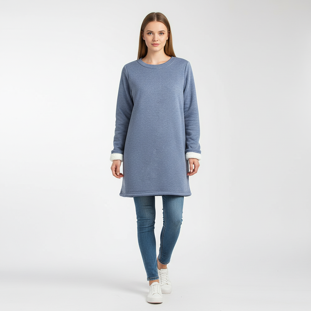 Damski polarowy sweter - Brigitte