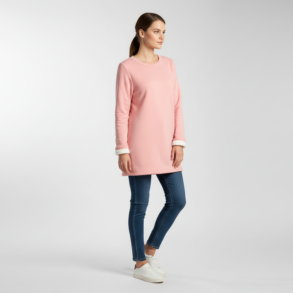 Damski polarowy sweter - Brigitte