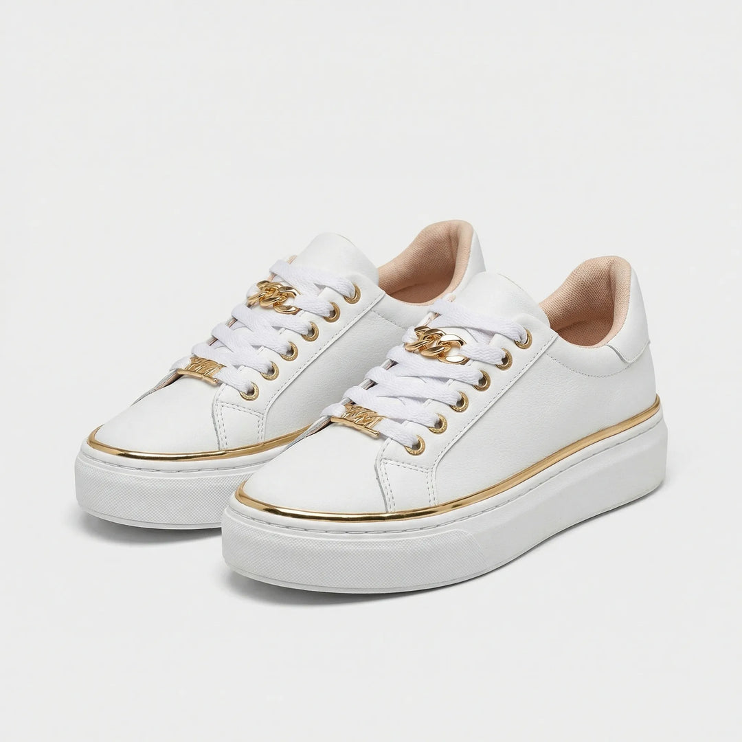 Damskie sneakersy na platformie - Tamia