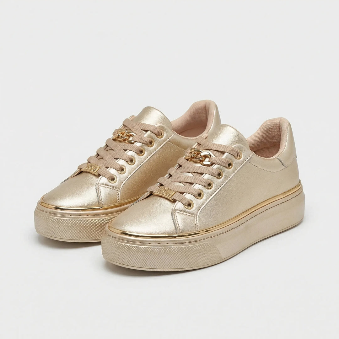 Damskie sneakersy na platformie - Tamia