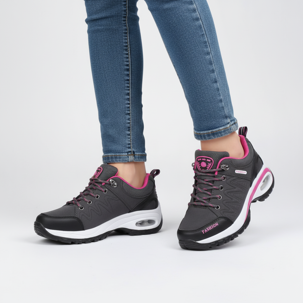 Damskie ortopedyczne buty trekkingowe - Heather