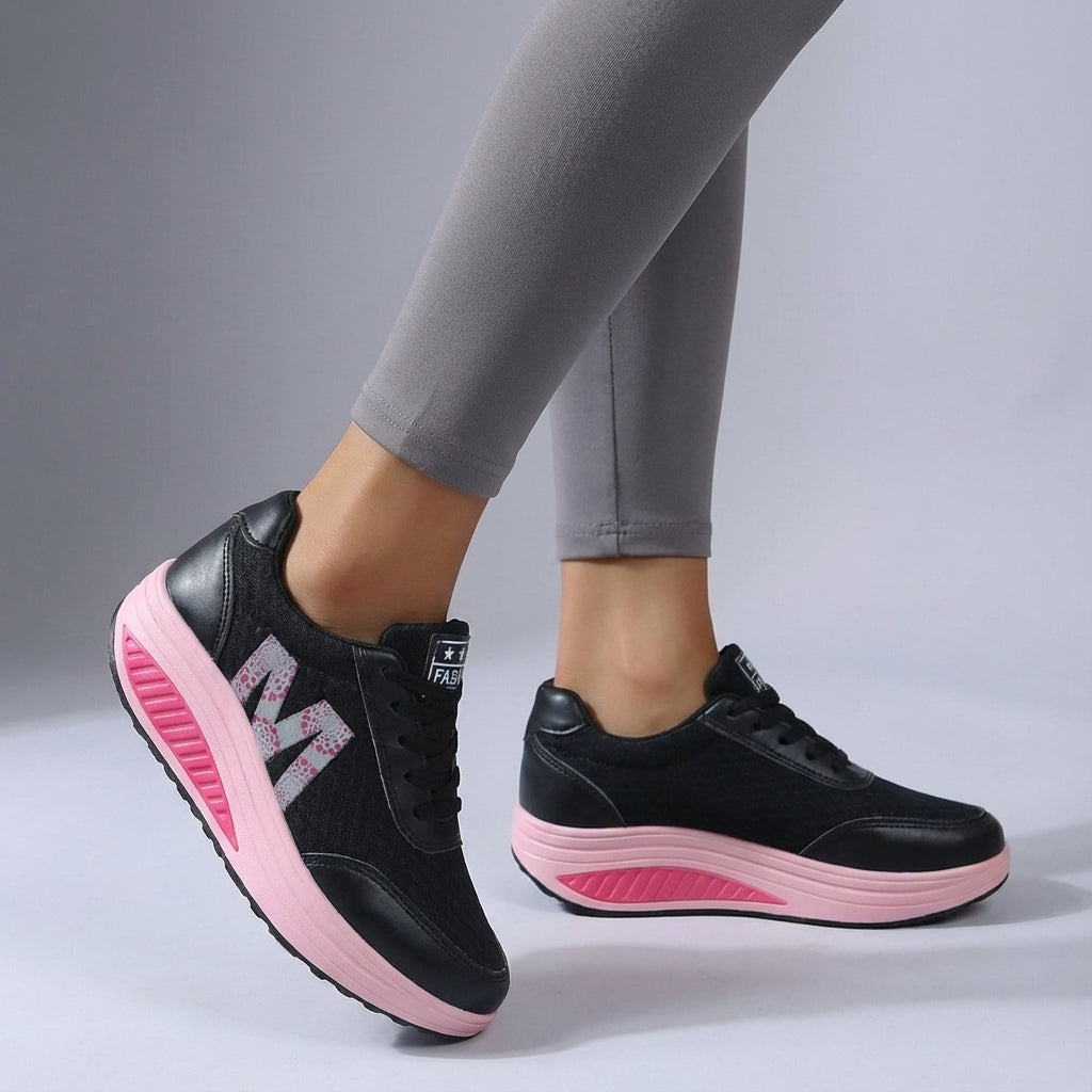 Amortyzujące buty treningowe z antypoślizgową podeszwą - Monica