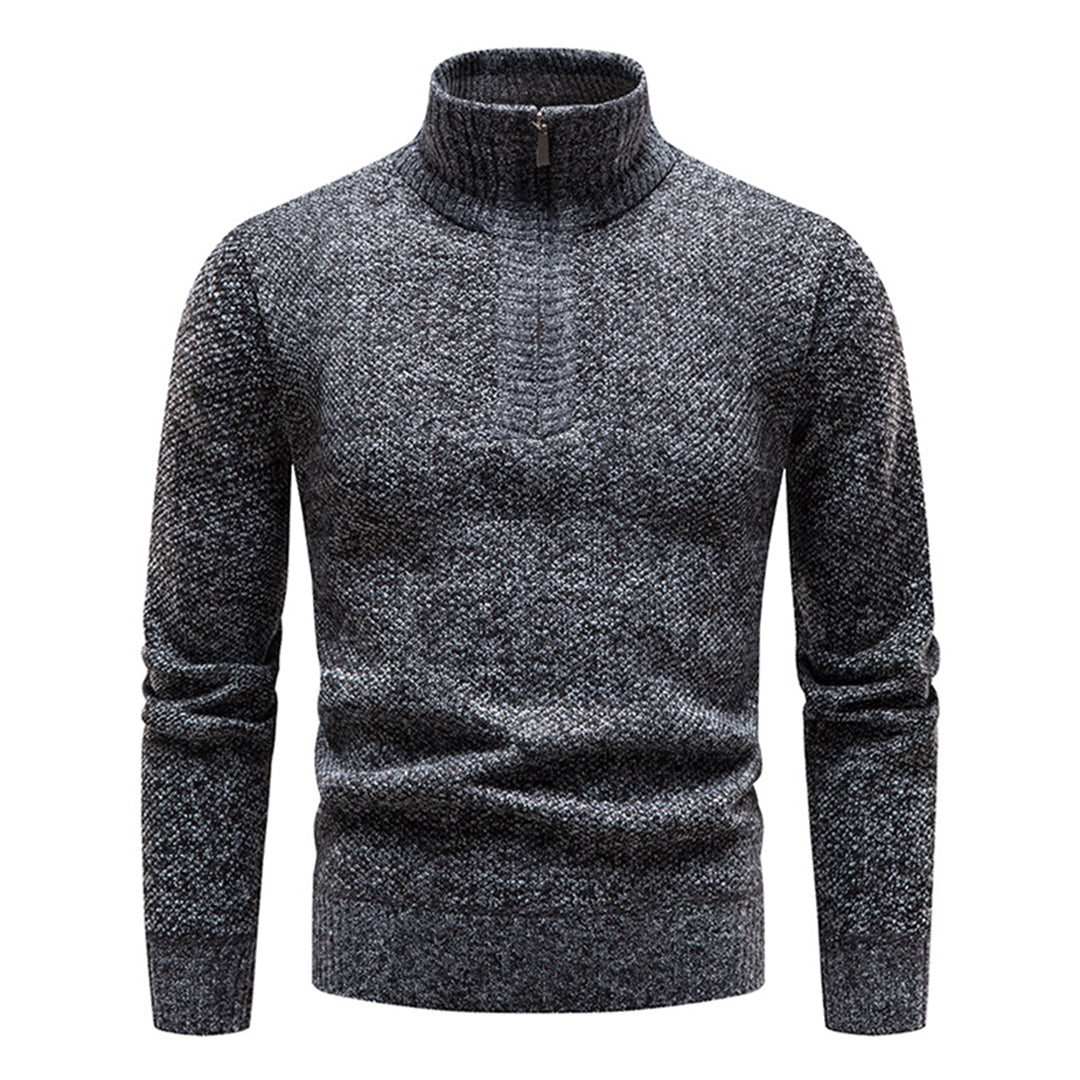 Sweter męski z półzipem – Cedric