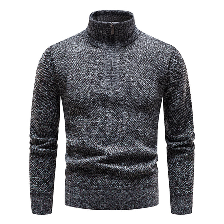 Sweter męski z półzipem – Cedric