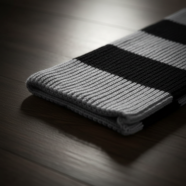 Gruby Chunky Dziany Szal - WarmStripe