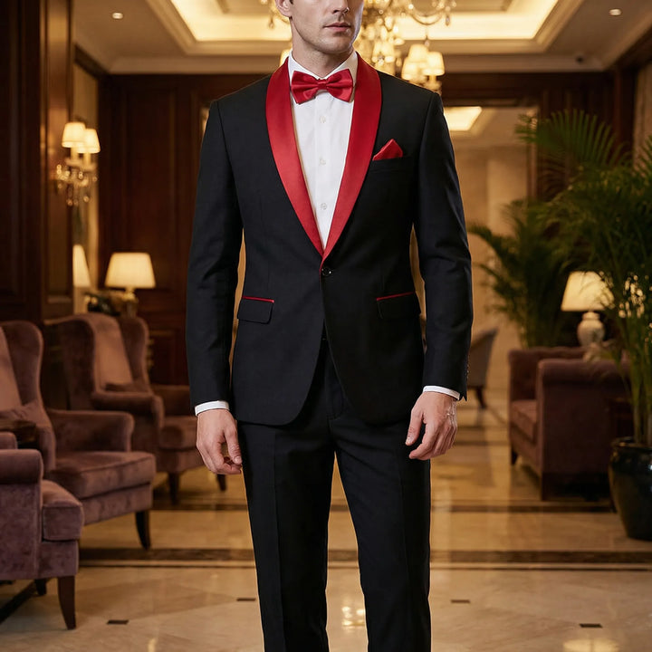 Trzyczęściowy garnitur slim fit - Hennes
