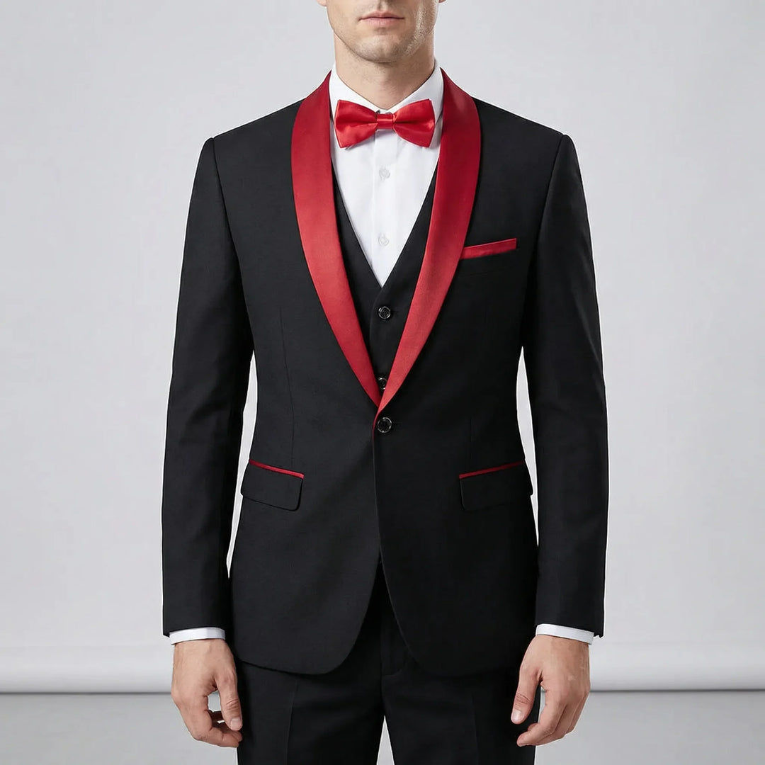 Trzyczęściowy garnitur slim fit - Hennes