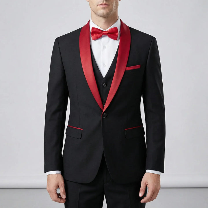 Trzyczęściowy garnitur slim fit - Hennes