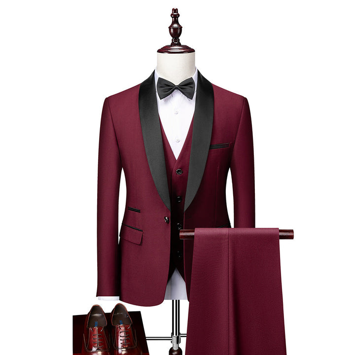 Trzyczęściowy garnitur slim fit - Hennes
