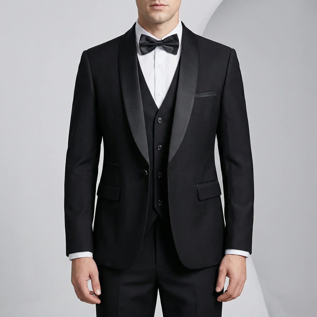 Trzyczęściowy garnitur slim fit - Hennes