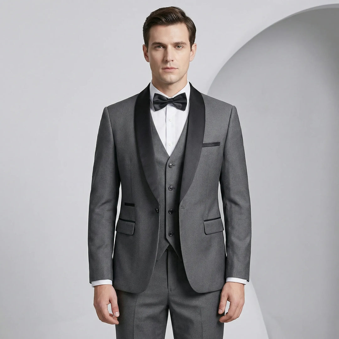 Trzyczęściowy garnitur slim fit - Hennes