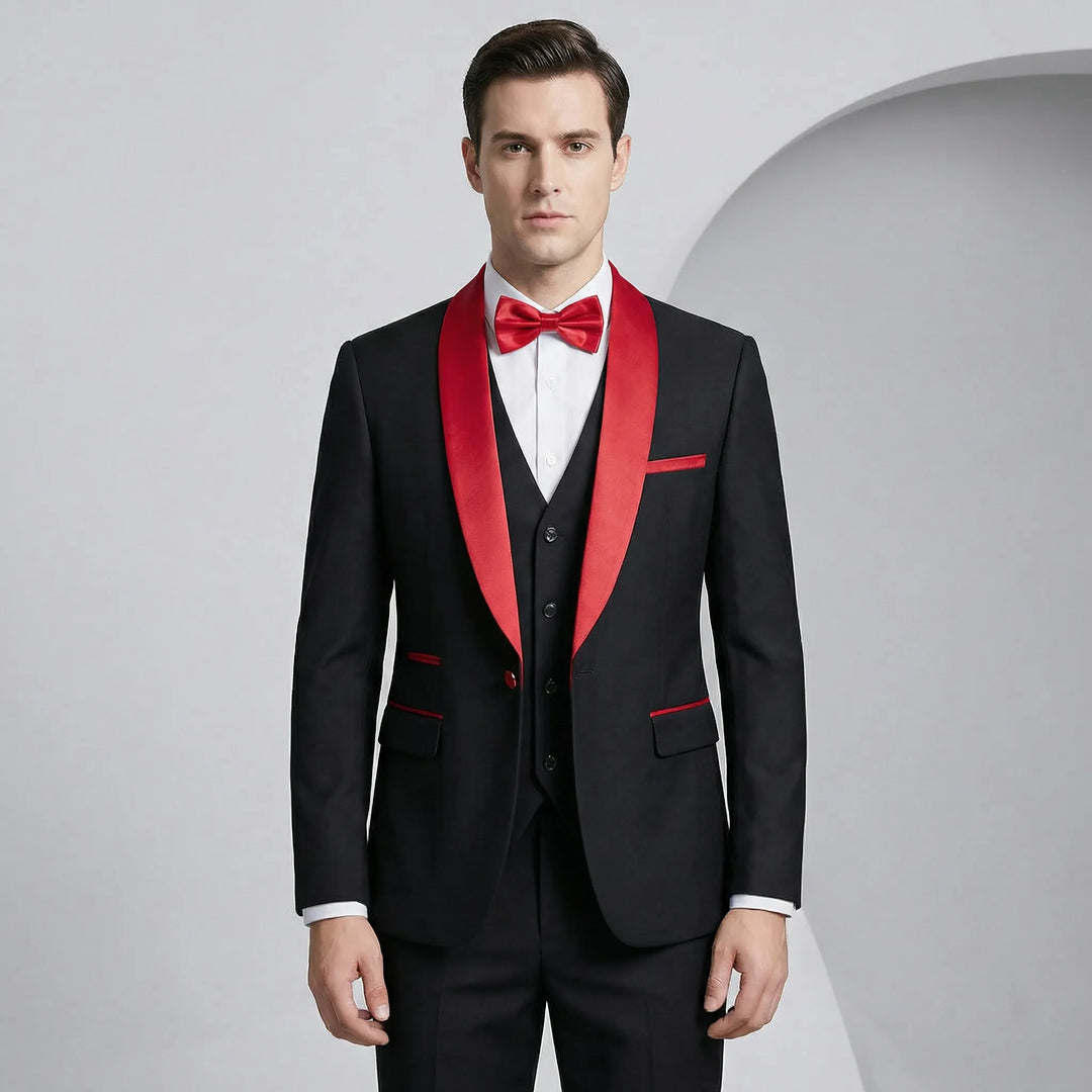 Trzyczęściowy garnitur slim fit - Hennes