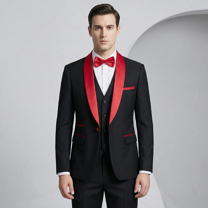 Trzyczęściowy garnitur slim fit - Hennes