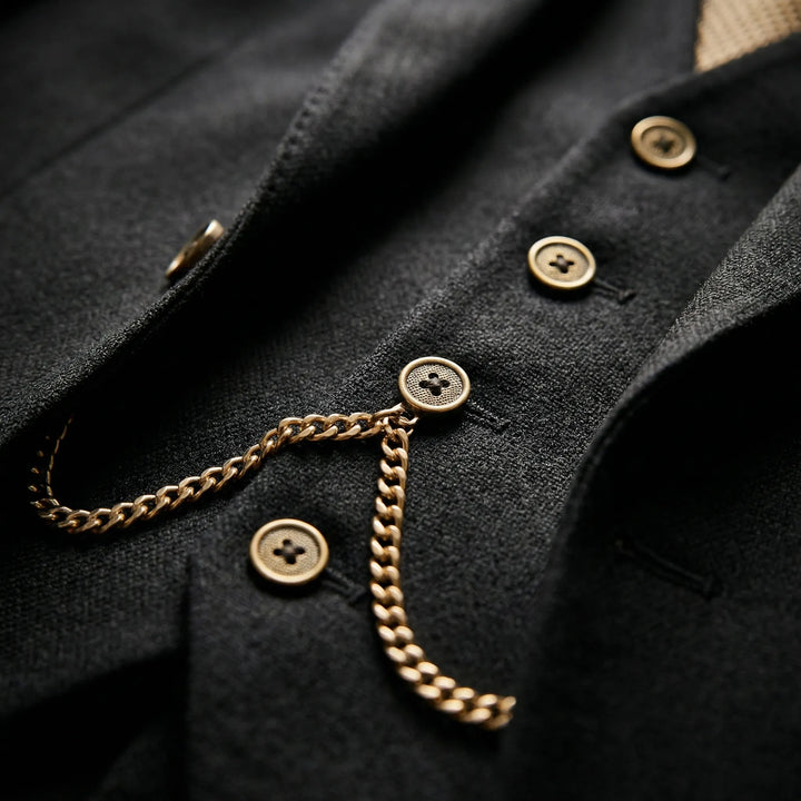 Trzyczęściowy garnitur slim fit - Yannick