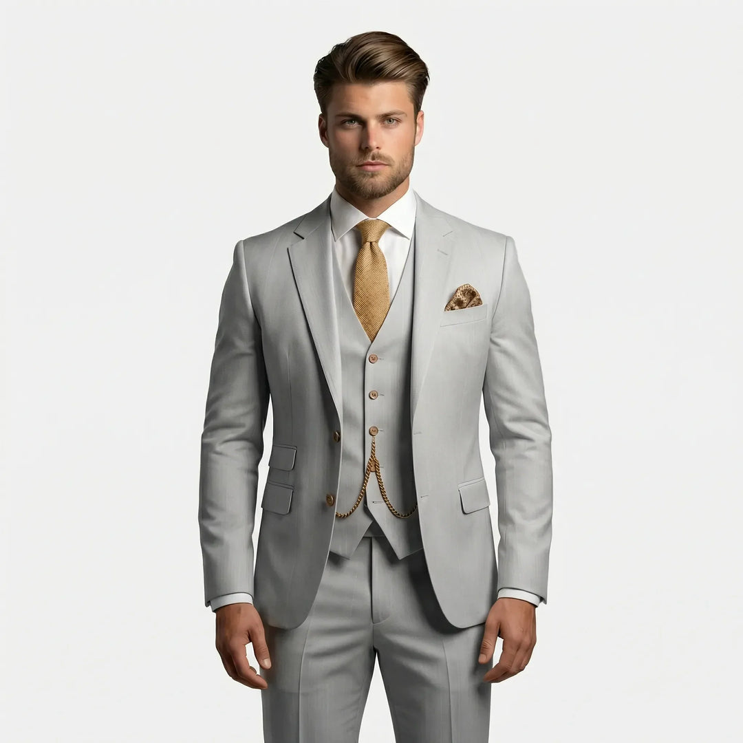 Trzyczęściowy garnitur slim fit - Yannick