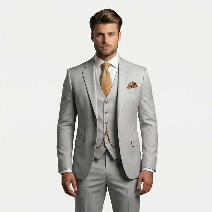 Trzyczęściowy garnitur slim fit - Yannick