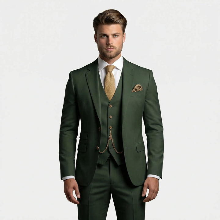 Trzyczęściowy garnitur slim fit - Yannick