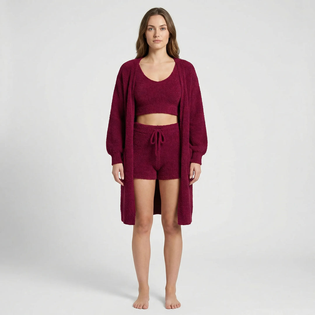 Trzyczęściowy zestaw loungewear dla kobiet - Renee