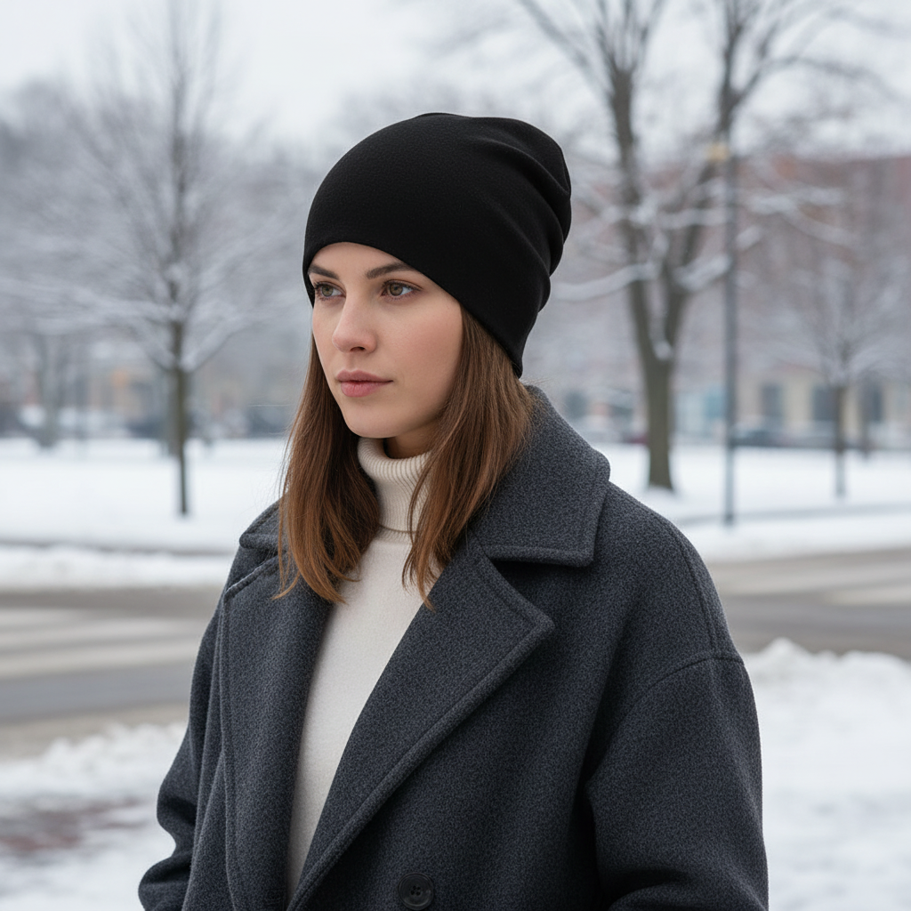 Jednolity rozmiar Slouchy Beanie - Woolglow