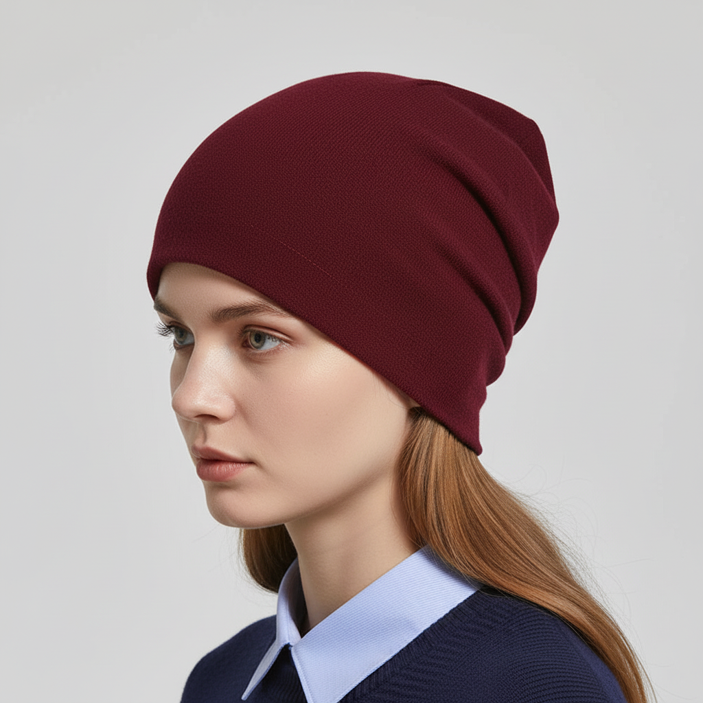 Jednolity rozmiar Slouchy Beanie - Woolglow