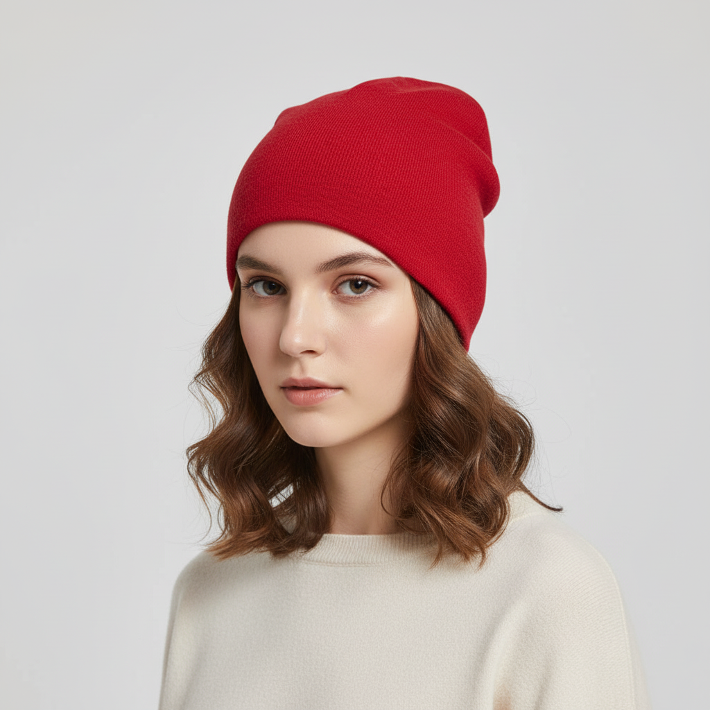 Jednolity rozmiar Slouchy Beanie - Woolglow