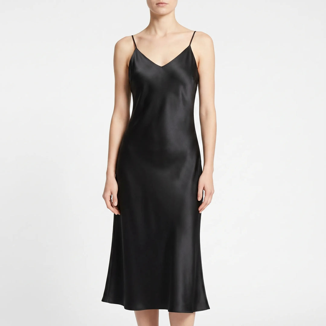 Elegancka sukienka midi typu slip - Charlotte