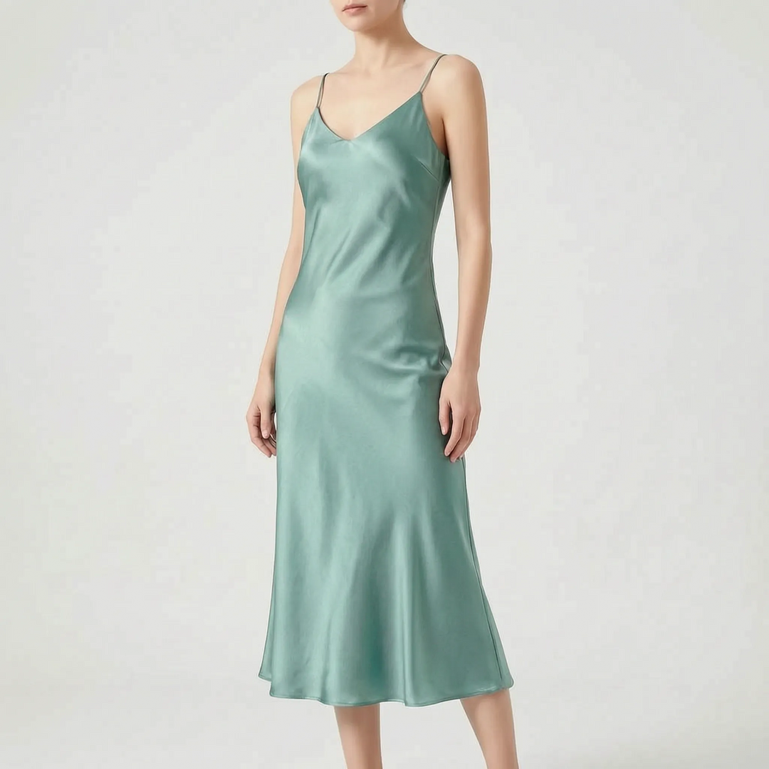 Elegancka sukienka midi typu slip - Charlotte