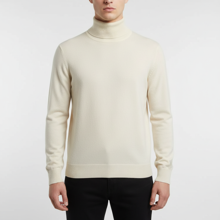 Elegancko skrojone swetry z golfem - Harald