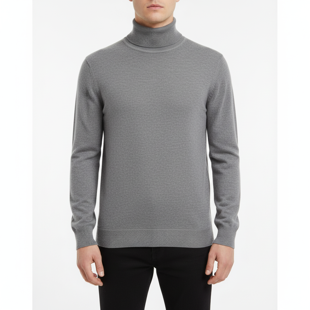 Elegancko skrojone swetry z golfem - Harald