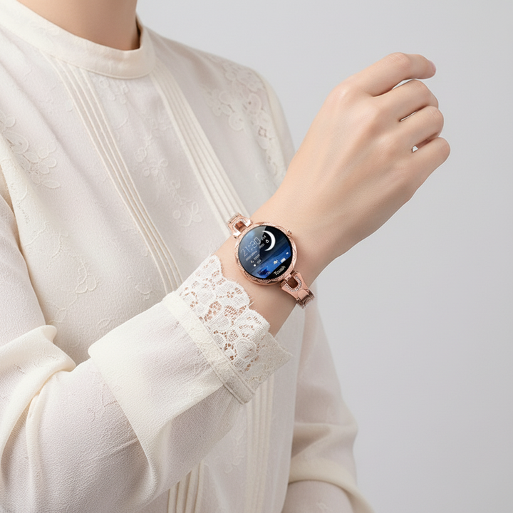 Elegancki damski smartwatch - HydroGlow