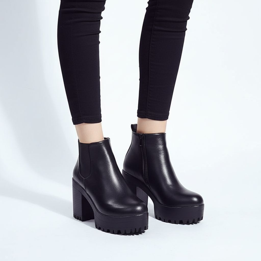 Eleganckie czarne botki - Fiona