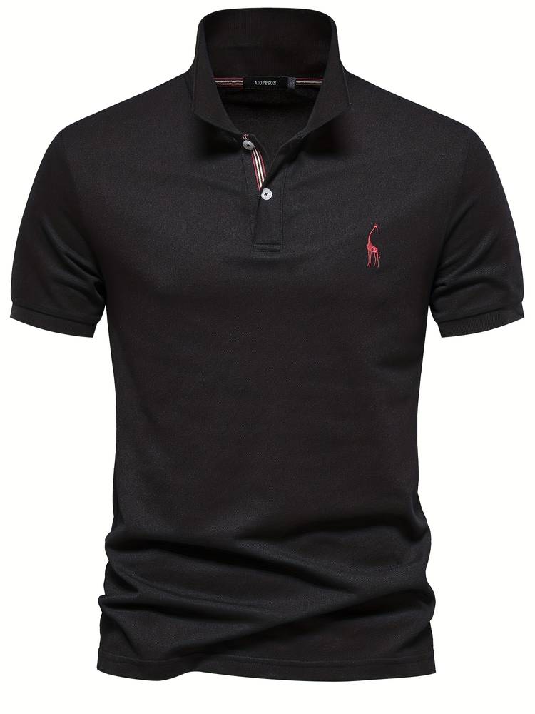 Jakub | Slim Fit polo męskie – klasyczne z sportowym kołnierzem