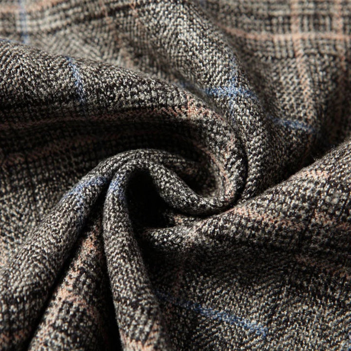 Kacper | Męska marynarka slim fit w kratę