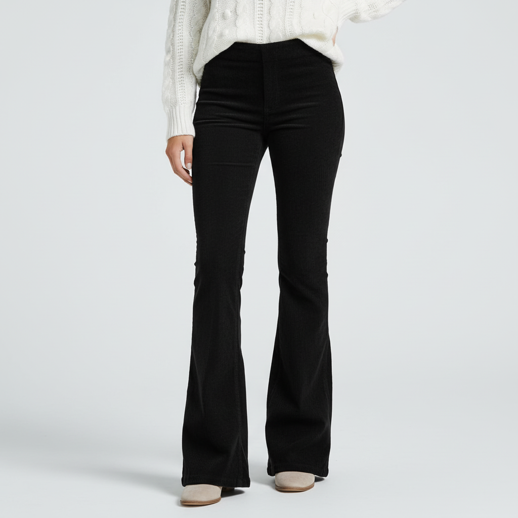 Flared damskie spodnie - Annemarie