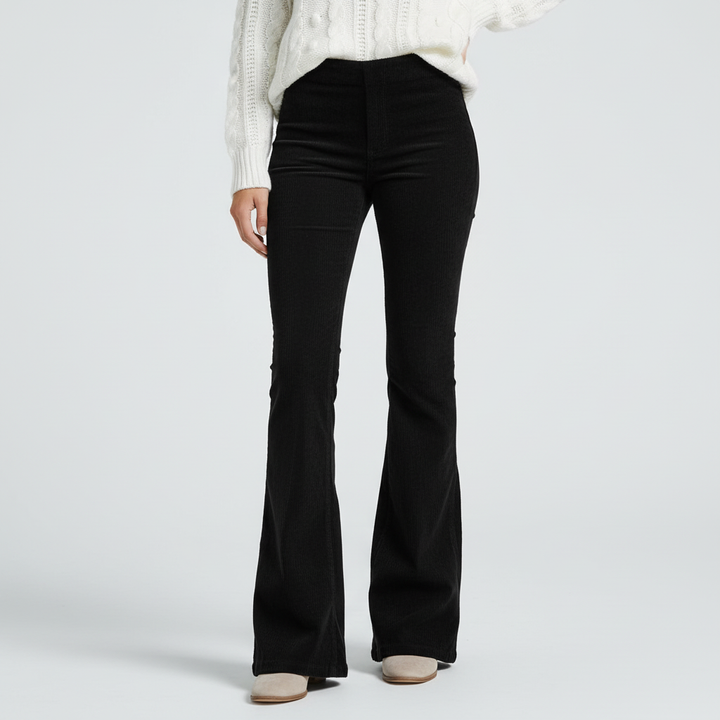 Flared damskie spodnie - Annemarie